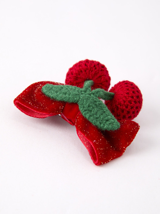 Red Cherry Hairpin