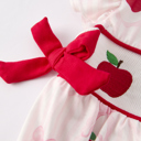  Apple Bow Baby Girls' Romper