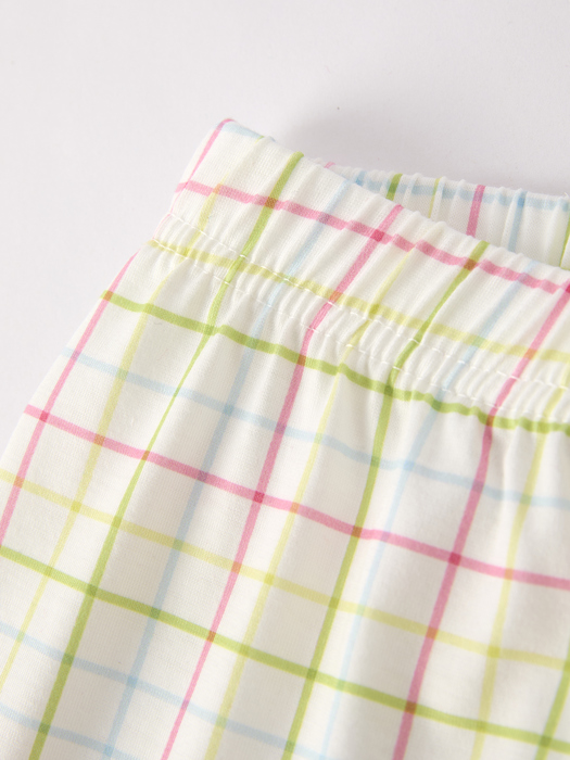 Toddler Boys Back to School Pencil Smock Embroidered Plaid Set