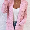  Chunky Cable Knit Cardigan