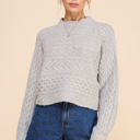  Cable Knit Cropped Sweater - 3 colors