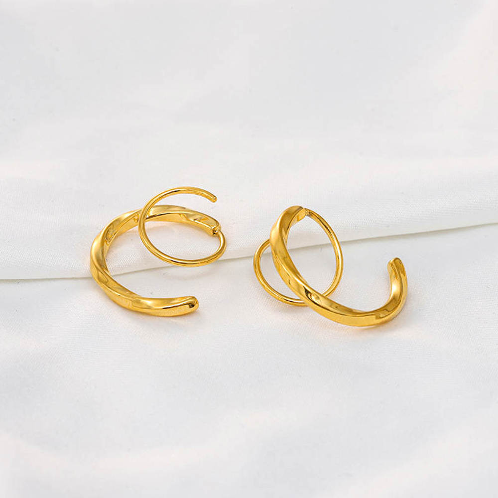 Double Twist Earrings