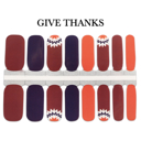 Give Thanks Fall Nail Wraps