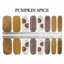 Pumpkin Spice Fall Nail Wraps