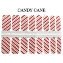 Candy Cane Christmas Nail Wraps