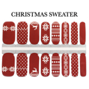 Christmas Sweater Christmas Nail Wraps