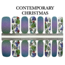 Contemporary Christmas Christmas Nail Wraps