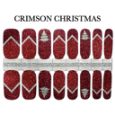 Crimson Christmas Christmas Nail Wraps