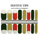 Festive Tips Christmas Nail Wraps