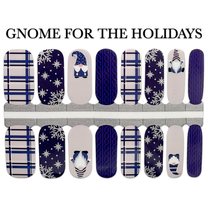 Christmas Nail Wraps  |  Non-Toxic Nail Polish Stickers, Decals, and Strips for DIY Manicures