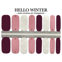 Hello Winter Christmas Nail Wraps