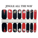 Jingle All the Way Christmas Nail Wraps  |  Non-Toxic Nail Polish Stickers, Decals, and Strips for DIY Manicures