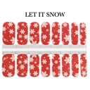 Let it Snow Christmas Nail Wraps