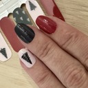 Oh Christmas Tree Christmas Nail Wraps  |  Non-Toxic Nail Polish Stickers, Decals, and Strips for DIY Manicures