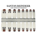 Santa's Reindeer Christmas Nail Wraps