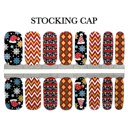 Stocking Cap Christmas Nail Wraps