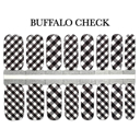 Buffalo Check Christmas Nail Wraps