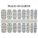 Peace on Earth Christmas Nail Wraps