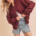 Small Burgundy Bomber Jackets