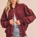 Small Burgundy Bomber Jackets