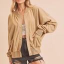 Large Oat Bomber Jackets