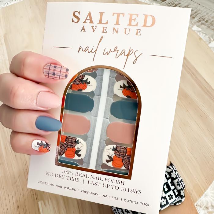Fall Nail Wraps  |  Non-Toxic Nail Polish Stickers, Decals, and Strips for DIY Manicures