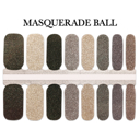 Masquerade Ball Glitter Nail Wraps