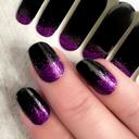 Purple Potion Glitter Nail Wraps