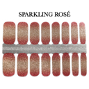 Sparkling Rosé Glitter Nail Wraps