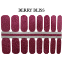 Berry Bliss Glitter Nail Wraps