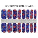 Rocket'S Red Glare Patriotic Nail Wraps  |  4th of July Non-Toxic Nail Polish Stickers, Decals, and Strips for DIY Manicures