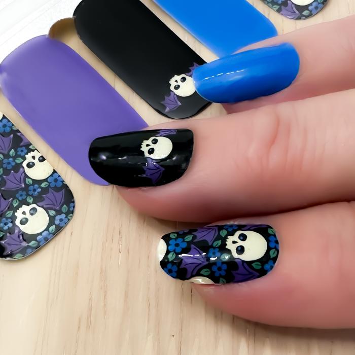 Spooky Halloween Nail Wraps  |  Non-Toxic Nail Polish Stickers, Decals, and Strips for DIY Manicures