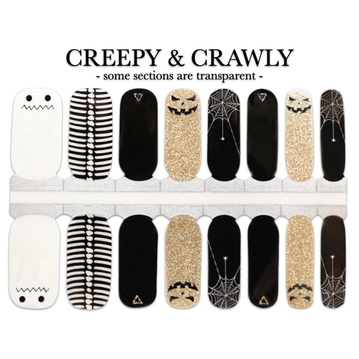 Spooky Halloween Nail Wraps  |  Non-Toxic Nail Polish Stickers, Decals, and Strips for DIY Manicures
