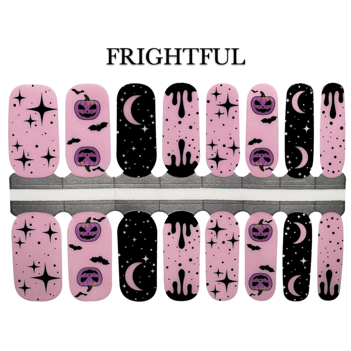 Spooky Halloween Nail Wraps  |  Non-Toxic Nail Polish Stickers, Decals, and Strips for DIY Manicures