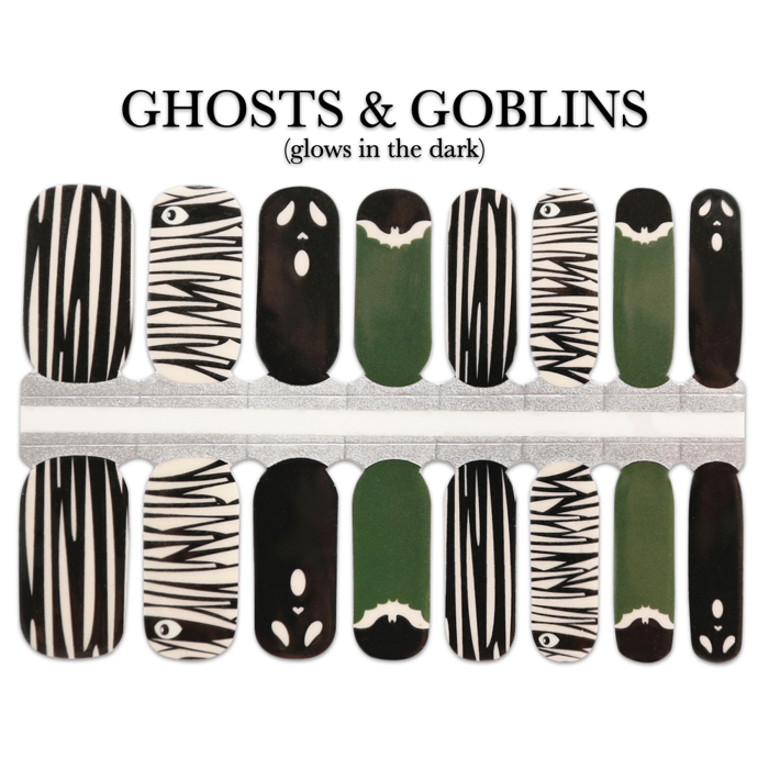 Spooky Halloween Nail Wraps  |  Non-Toxic Nail Polish Stickers, Decals, and Strips for DIY Manicures