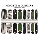 Ghosts & Goblins Spooky Halloween Nail Wraps  |  Non-Toxic Nail Polish Stickers, Decals, and Strips for DIY Manicures