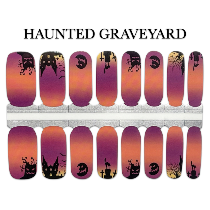 Spooky Halloween Nail Wraps  |  Non-Toxic Nail Polish Stickers, Decals, and Strips for DIY Manicures