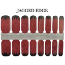 Jagged Edge Spooky Halloween Nail Wraps  |  Non-Toxic Nail Polish Stickers, Decals, and Strips for DIY Manicures