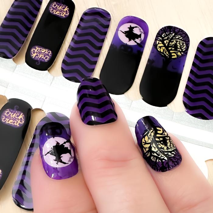 Spooky Halloween Nail Wraps  |  Non-Toxic Nail Polish Stickers, Decals, and Strips for DIY Manicures