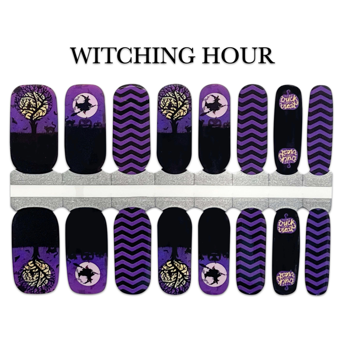 Spooky Halloween Nail Wraps  |  Non-Toxic Nail Polish Stickers, Decals, and Strips for DIY Manicures