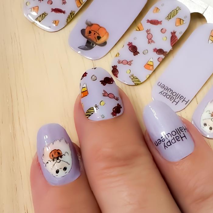 Not-So-Scary Halloween Nail Wraps  |  Non-Toxic Nail Polish Stickers, Decals, and Strips for DIY Manicures