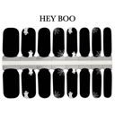 Hey Boo Not-So-Scary Halloween Nail Wraps  |  Non-Toxic Nail Polish Stickers, Decals, and Strips for DIY Manicures