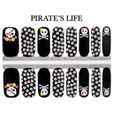 Pirate's Life Not-So-Scary Halloween Nail Wraps  |  Non-Toxic Nail Polish Stickers, Decals, and Strips for DIY Manicures