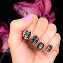 Bad to the Bone Spooky Halloween Nail Wraps  |  Non-Toxic Nail Polish Stickers, Decals, and Strips for DIY Manicures