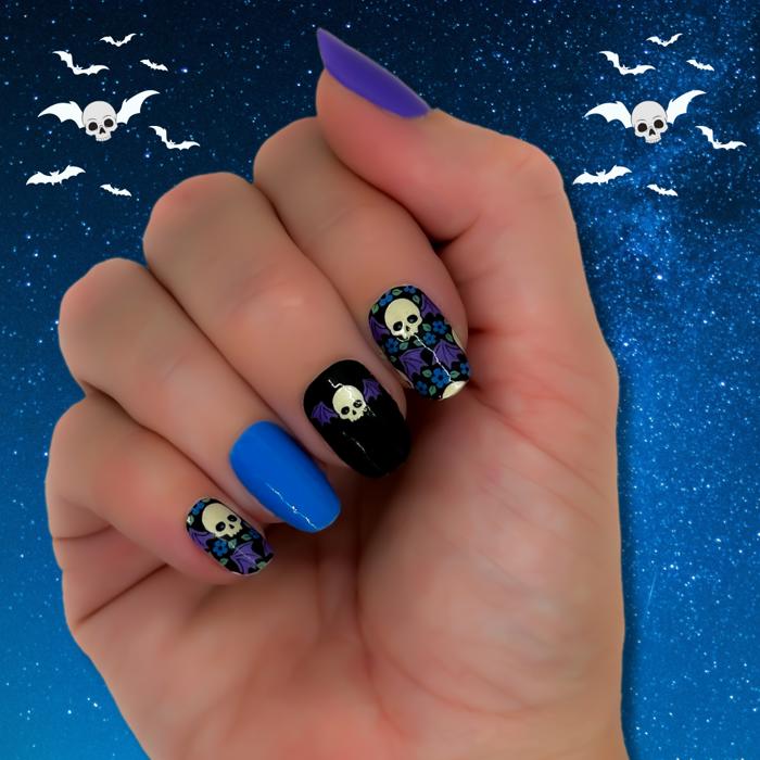 Spooky Halloween Nail Wraps  |  Non-Toxic Nail Polish Stickers, Decals, and Strips for DIY Manicures