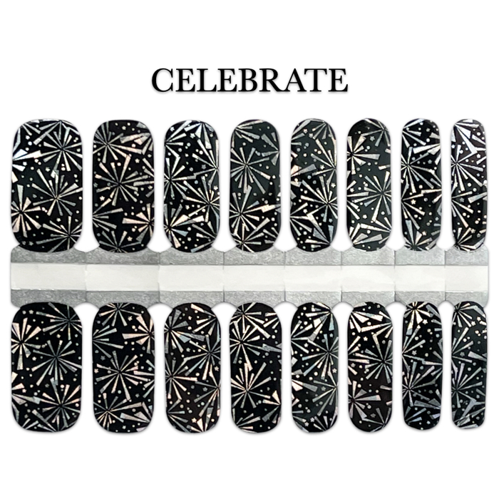 Patriotic Nail Wraps  |  4th of July Non-Toxic Nail Polish Stickers, Decals, and Strips for DIY Manicures