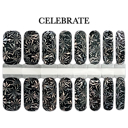 Patriotic Nail Wraps  |  4th of July Non-Toxic Nail Polish Stickers, Decals, and Strips for DIY Manicures