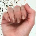 Champagne Glitter Nail Wraps