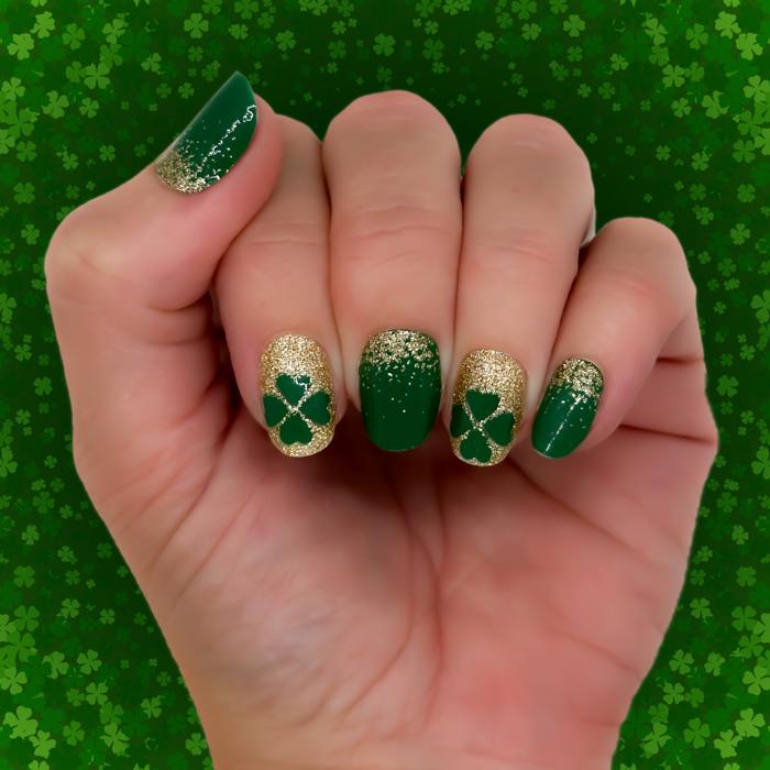 St Patricks Nail Wraps