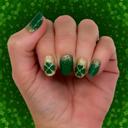 Clover Cascade St Patricks Nail Wraps